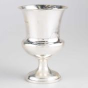 AN EARLY VICTORIAN SILVER GOBLET