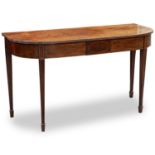 A REGENCY STYLE MAHOGANY SERVING TABLE