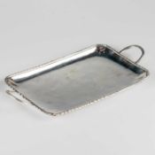 A GEORGE III SILVER TWO-HANDLED CHEESE DISH