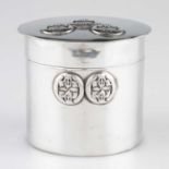 ARCHIBALD KNOX (1864-1933) FOR LIBERTY & CO, A TUDRIC PEWTER CANISTER