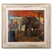 THOMAS RYAN (IRISH, 1929-2021) JUMBO, A CIRCUS ELEPHANT