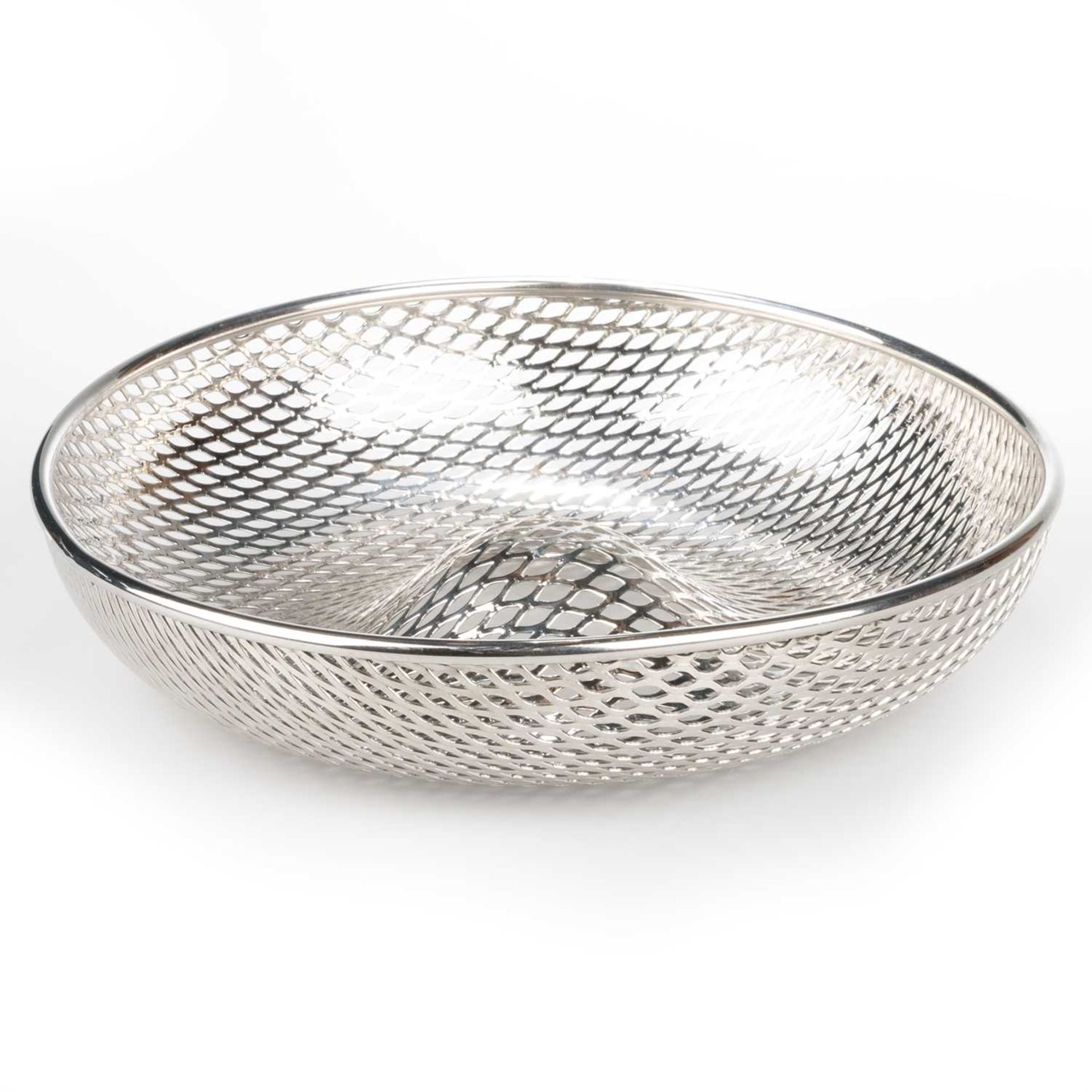 ATTRIBUTED TO ENZO MARI, FOR ZANI & ZANI, A STEEL FRUIT BOWL