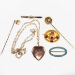 A GROUP OF VICTORIAN JEWELLERY