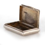 A VICTORIAN SILVER SNUFF BOX