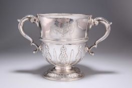 A GEORGE II SILVER TWO-HANDLED CUP