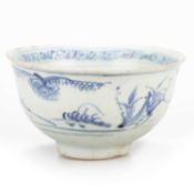 AN EARLY CHINESE BLUE AND WHITE MINYAO BOWL, XUANDE/ZHENGTONG (1426-1449)