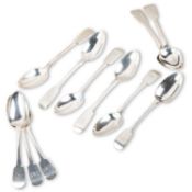 ABERDEEN: A GROUP OF SCOTTISH PROVINCIAL SILVER TEASPOONS