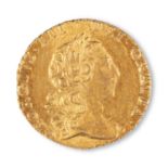 A GEORGE III GOLD QUARTER GUINEA