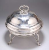 A GEORGE III SILVER CHAFING DISH