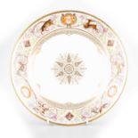 A SEVRES PLATE, DATED 1838