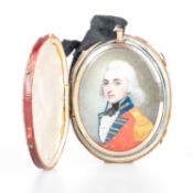 ATTRIBUTED TO SAMSON TOWGOOD ROCH (OR ROCHE) (IRISH 1757-1847) PORTRAIT MINIATURE OF AN ARMY OFFICER