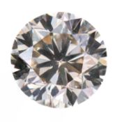 A ROUND BRILLIANT-CUT DIAMOND