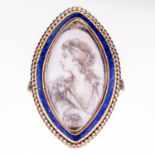 A GEORGIAN MOURNING RING