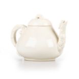 A CHINESE BLANC-DE-CHINE TEAPOT