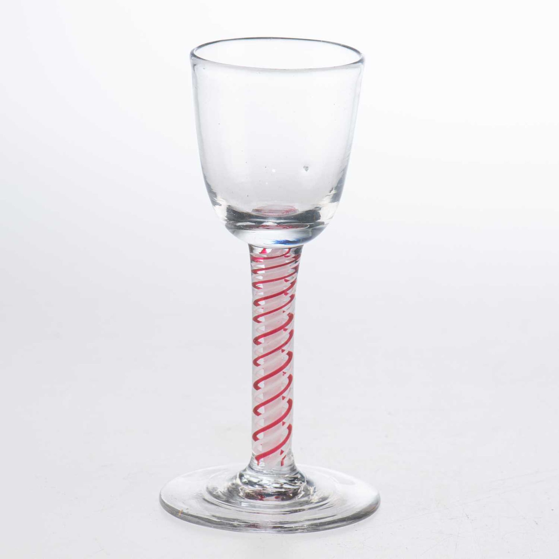 A RARE WINE GLASS, 18TH CENTURY