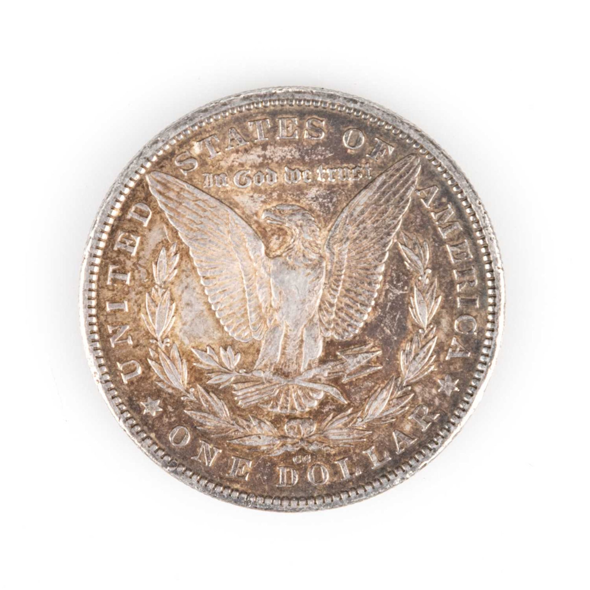 A USA CARSON CITY MORGAN SILVER DOLLAR, 1880