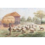 HENRY JAMES RHODES (19TH CENTURY) THE SHEPHERD BOY