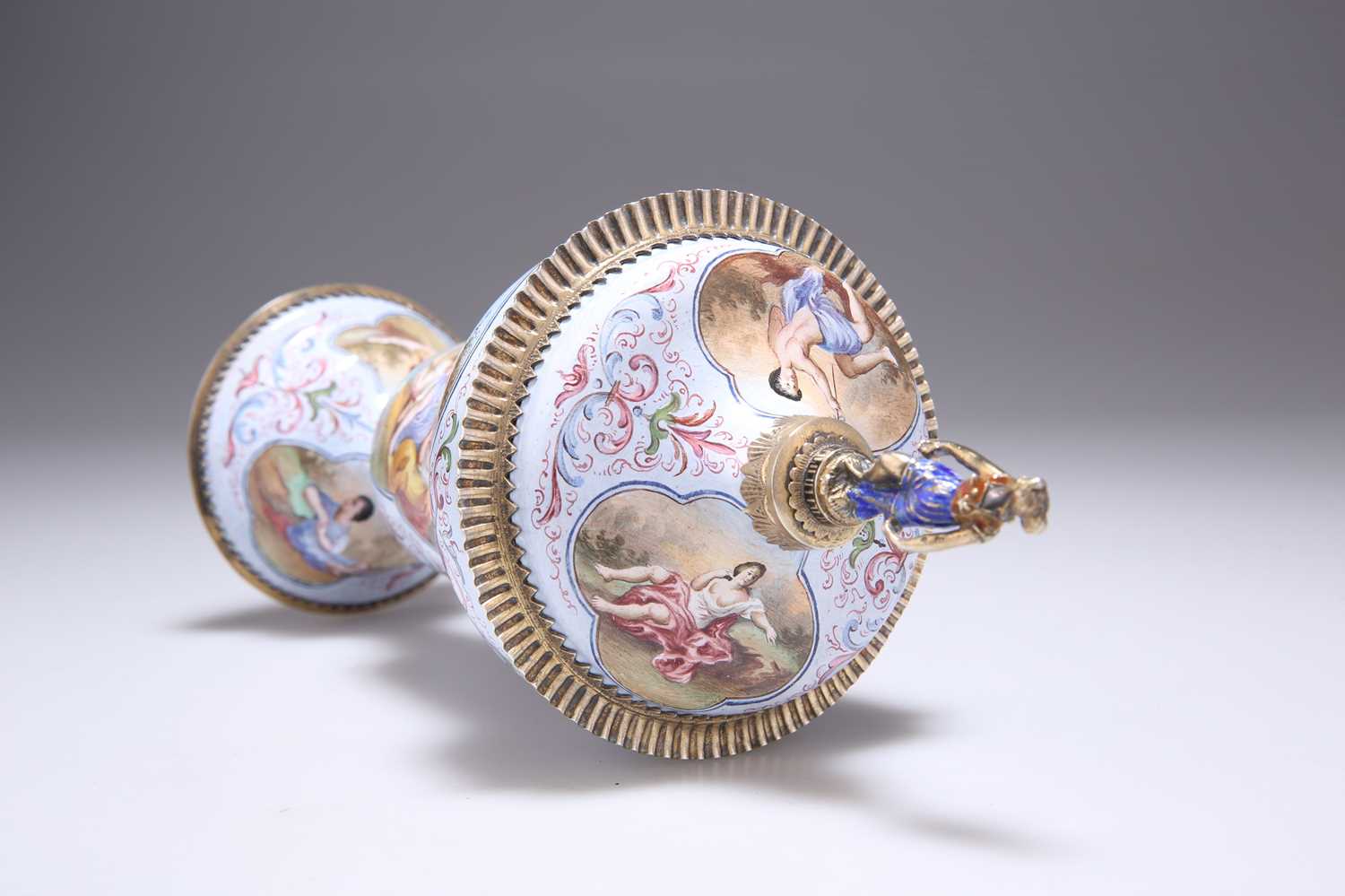 A FINE VIENNESE ENAMEL AND SILVER-GILT CUP AND COVER, BY HERMANN BOHM, CIRCA 1870 - Image 4 of 4