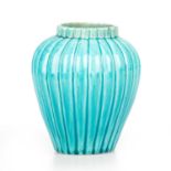 A CHINESE TURQUOISE GLAZED JAR