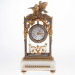 A FRENCH GILT-BRONZE FOUR-GLASS MANTEL CLOCK, 19TH CENTURY, SIGNED E. COLIN & CIE, PARIS