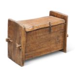 A PINE ARK OR CHEST