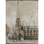 AFTER LAURENCE STEPHEN LOWRY (1887-1976) ST LUKES CHURCH