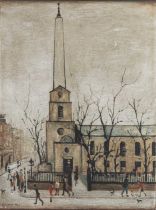 AFTER LAURENCE STEPHEN LOWRY (1887-1976) ST LUKES CHURCH