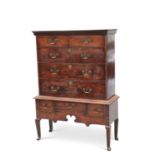 18TH CENTURY OAK CHEST ON STAND