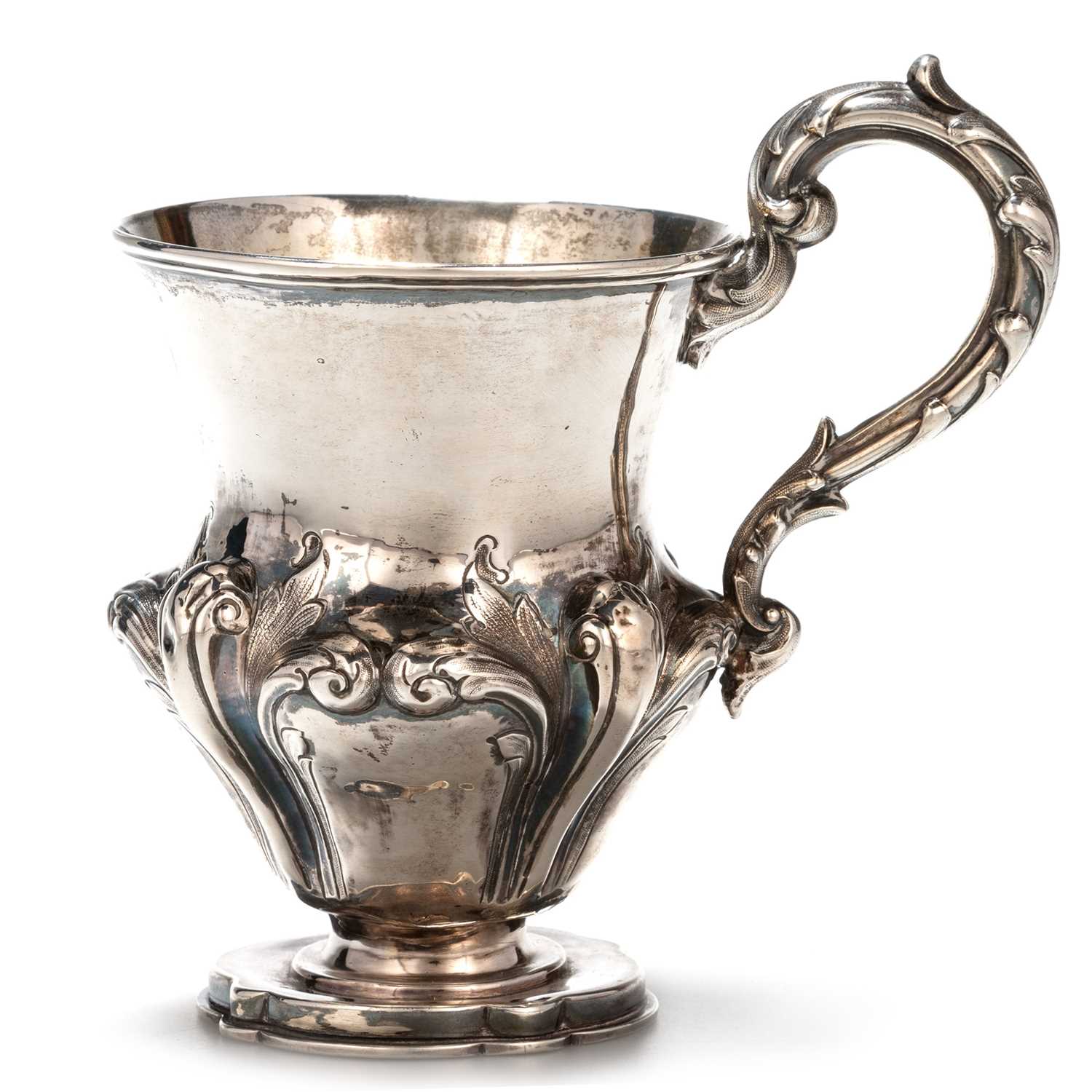 AN EARLY VICTORIAN SILVER CHRISTENING MUG - Image 2 of 4