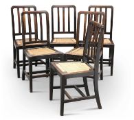 HEALS, A SET OF SIX OAK DINING CHAIRS, EARLY 20TH CENTURY