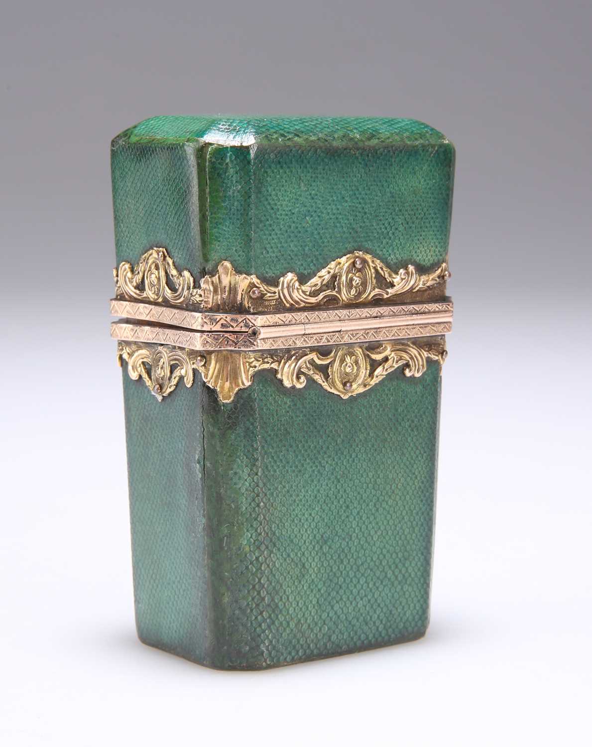 A SHAGREEN NÉCESSAIRE WITH GOLD MOUNTS, LONDON, CIRCA 1770 - Image 4 of 5
