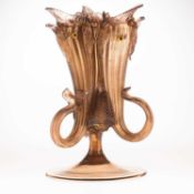 A VENETIAN MURANO GLASS EPERGNE, 19TH CENTURY