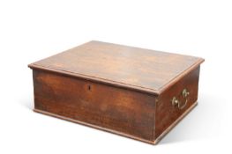 AN 18TH CENTURY OAK BIBLE BOX
