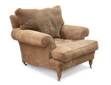 HOWARD & SONS, AN UPHOLSTERED ARMCHAIR