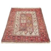 A NORTH-WEST PERSIAN SILK SUMAC KILIM RUG