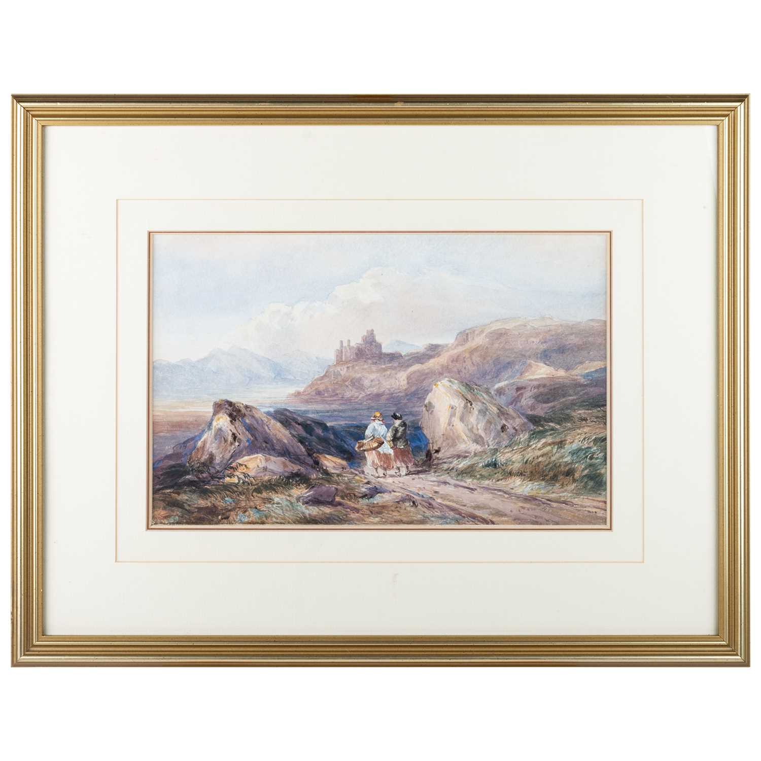 D H McEWAN (1817-1893) AFTER COX SCOTTISH LOCH AND CASTLE LANDSCAPE - Image 2 of 3