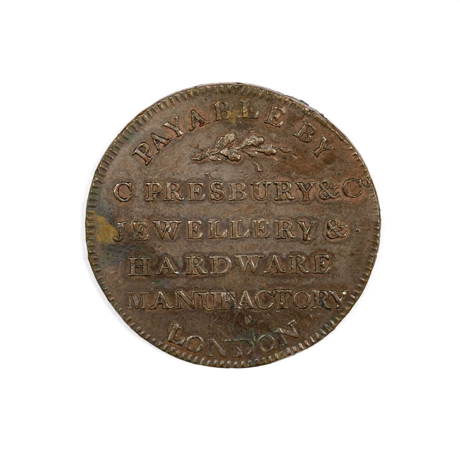 A GROUP OF TWENTY 18TH/ 19TH CENTURY PROVINCIAL TOKENS - Image 3 of 15