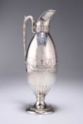 A VICTORIAN LARGE SILVER WINE EWER