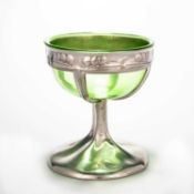 ARCHIBALD KNOX (1864-1933) FOR LIBERTY & CO, A TUDRIC PEWTER CHALICE