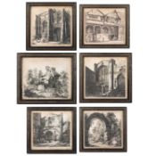 GEORGE CUITT THE ELDER (1779-1854) A SET OF SIX VIEWS OF CHESTER