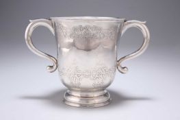 AN IRISH SILVER TWO-HANDLED CUP