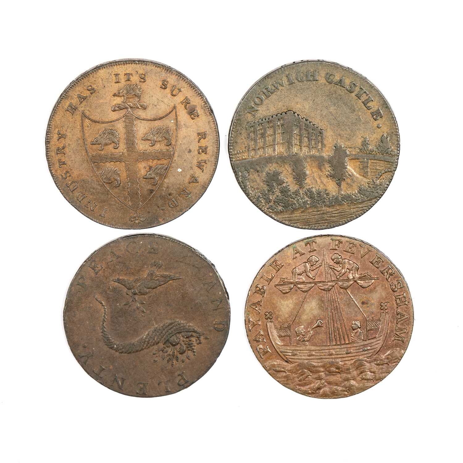 A GROUP OF TWENTY 18TH/ 19TH CENTURY PROVINCIAL TOKENS - Image 13 of 15