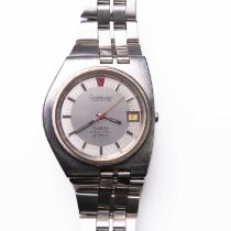 A GENTS STEEL OMEGA F300 BRACELET WATCH