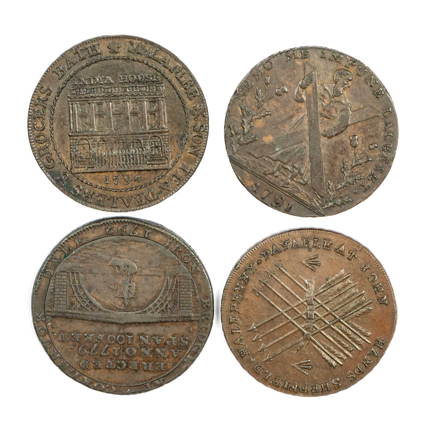 A GROUP OF TWENTY 18TH/ 19TH CENTURY PROVINCIAL TOKENS - Image 10 of 15
