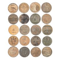 A GROUP OF TWENTY 18TH/ 19TH CENTURY PROVINCIAL TOKENS