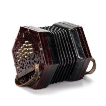 A LACHENAL 40-BUTTON CONCERTINA