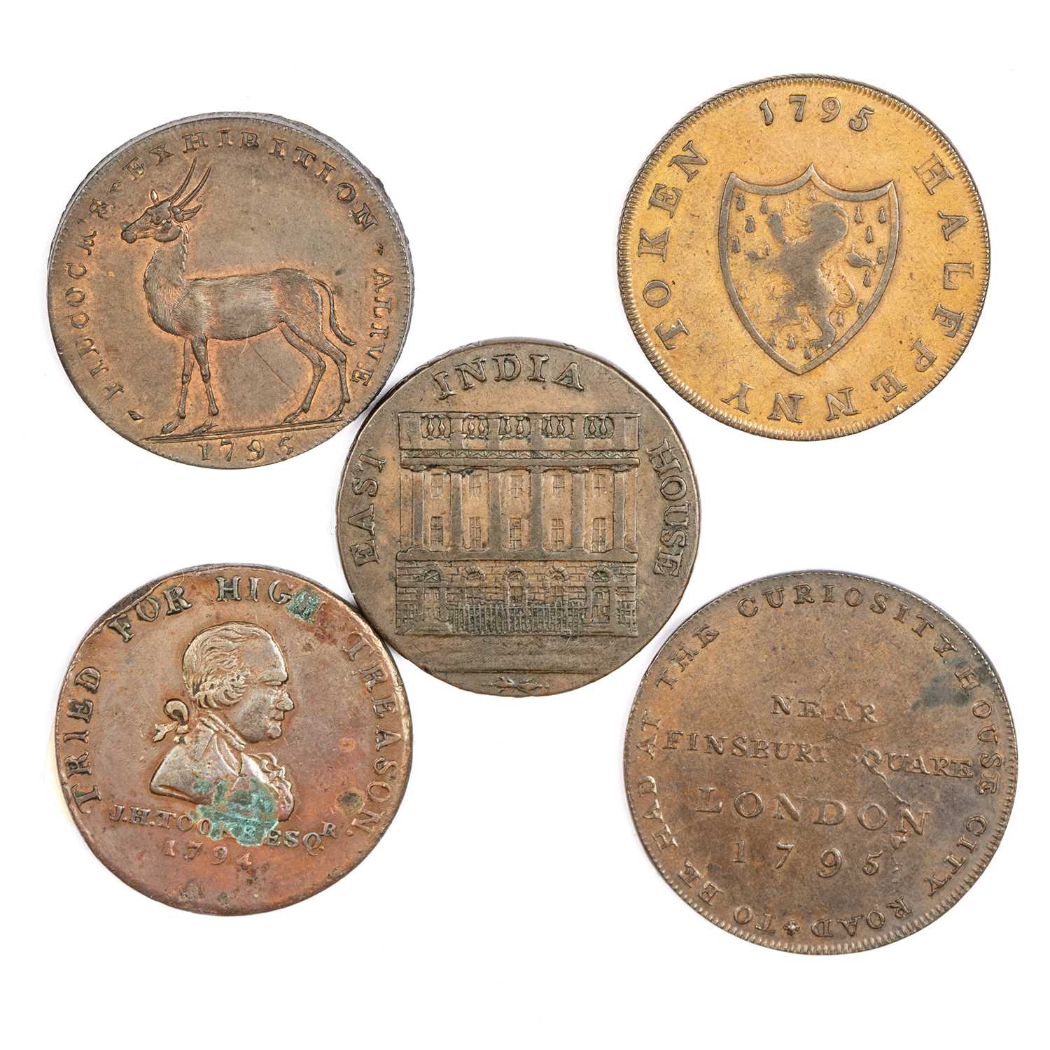 A GROUP OF TWENTY 18TH/ 19TH CENTURY PROVINCIAL TOKENS - Image 9 of 15