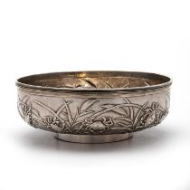 A CHINESE SILVER BOWL