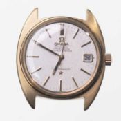 A GENTS GOLD-PLATED OMEGA CONSTELLATION WATCH HEAD