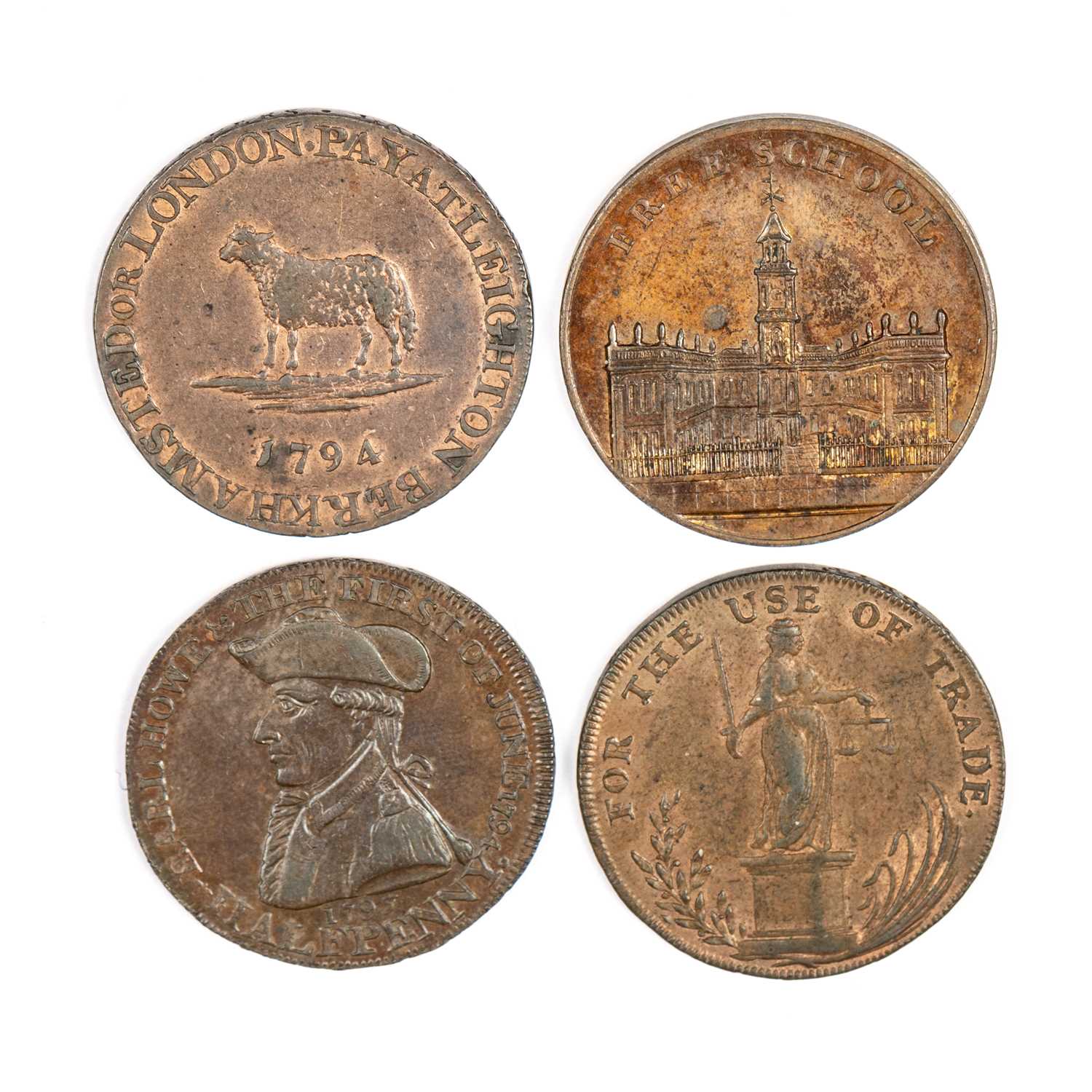 A GROUP OF TWENTY 18TH/ 19TH CENTURY PROVINCIAL TOKENS - Image 14 of 15